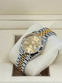 Mint Rolex Datejust 31mm, Champagne Diamond, Jubilee, 278273, dated 2024