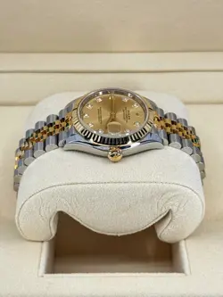 Mint Rolex Datejust 31mm, Champagne Diamond, Jubilee, 278273, dated 2024