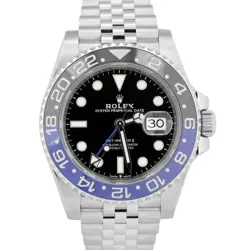 MINT 2023 ROLEX GMT-MASTER II BATMAN BLUE STAINLESS JUBILEE 40MM 126710 BLNR