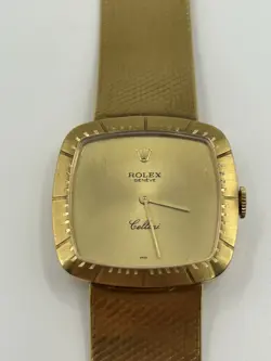 ROLEX CELLINI 18K GOLD WATCH 