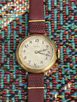VINTAGE ROLEX 9CT GOLD COCKTAIL WATCH