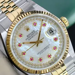WHITE DIAL 18KY