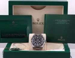 ROLEX SUBMARINER 41 NO DATE STAINLESS STEEL BOX/PAPERS/CARD 124060