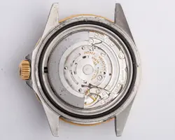 Rolex Submariner Ref. 16613 Stainless Steel & 18k w/ Blue Dial & RubberB Strap!