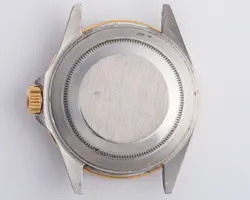 Rolex Submariner Ref. 16613 Stainless Steel & 18k w/ Blue Dial & RubberB Strap!