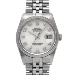 16234NA DATEJUST WHITE