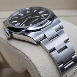 Rolex Oyster Perpetual 41mm, ref. 1243300 black dial. Brand new and unworn, 2023