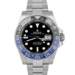 MINT 2023 ROLEX GMT-MASTER II BATMAN OYSTER STAINLESS STEEL 40MM 126710 BLNR BOX
