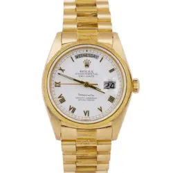 PRESIDENT 36MM WHITE