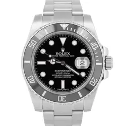 PAPERS ROLEX SUBMARINER DATE BLACK STAINLESS CERAMIC 40MM 116610 LN WATCH BOX