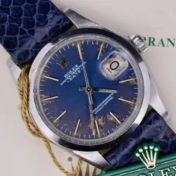 ROLEX OYSTER PERPETUAL DATE 1500 BLUE DIAL