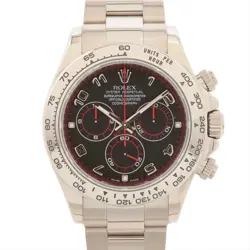 ROLEX COSMOGRAPH DAYTONA 116509 WG AT BLACK DIAL 2 EXTRA LINKS