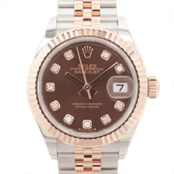 ROLEX DATEJUST 279171G SS×PG AT CHOCOLATE-FACE 2 EXTRA LINKS
