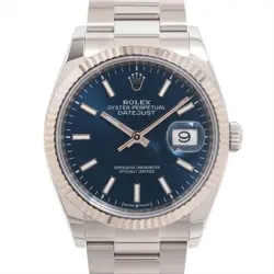 ROLEX DATEJUST 126234 SS×WG AT BLUE-FACE 2 EXTRA LINKS