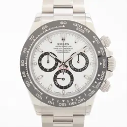 ROLEX COSMOGRAPH DAYTONA 116500LN SS AT WHITE DIAL 1 EXTRA LINK