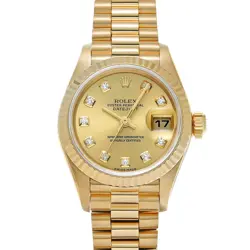 ROLEX 79178G DATEJUST CHAMPAGNE/DIAMOND WOMEN WRISTWATCH