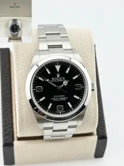 ROLEX EXPLORER 214270 BLACK DIAL STAINLESS STEEL 39MM