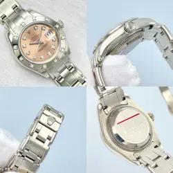 Rolex Pearlmaster 29mm 80319 Factory Pink Diamond Dial & Bezel 18ct White Gold
