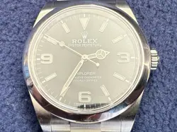 USED 2019 Rolex Explorer Steel 39mm Lume Dial MK2 Automatic Men’s Watch 214270