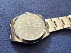 USED 2019 Rolex Explorer Steel 39mm Lume Dial MK2 Automatic Men’s Watch 214270