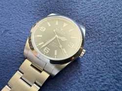 USED 2019 Rolex Explorer Steel 39mm Lume Dial MK2 Automatic Men’s Watch 214270