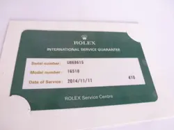 WARRANTY 16518