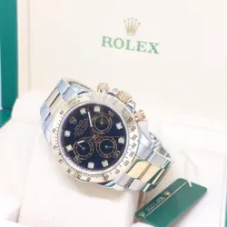 ROLEX 40MM BLACK DIAMONDS 2 TONE DAYTONA REF: 116523 (2015)