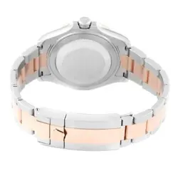 Rolex Yachtmaster 37 Midsize Steel Rose Gold Mens Watch 268621 Box Card