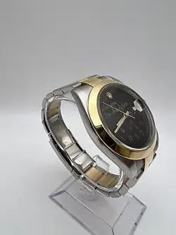Rolex Datejust 41 126303 18K Custom Who Cares I'm Already Late Black Dial Watch