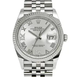 SILVER/DIAMOND WATCH WRISTWATCH