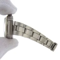 ROLEX Oyster Perpetual WG Bezel 6619 Watch SS WG Automatic Women Silver Dial