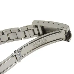 ROLEX Oyster Perpetual WG Bezel 6619 Watch SS WG Automatic Women Silver Dial