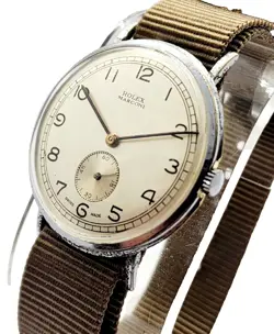 ROLEX MARCONI SILVERED