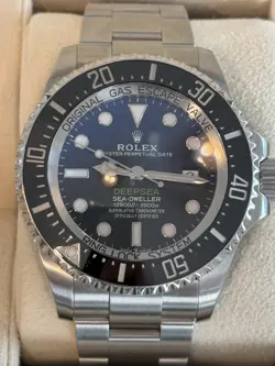 MINT ROLEX SEA-DWELLER DEEPSEA JAMES CAMERON  44MM 126660 WATCH BOX & PAPERS