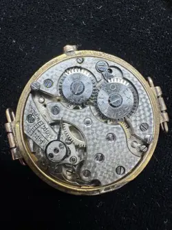 ANTIQUE WOMEN'S ROLEX 15J WRIST WATCH 9K CASE PARTS
