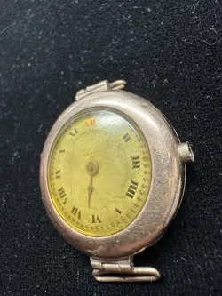 ANTIQUE WOMEN'S ROLEX 15J WRIST WATCH 9K CASE PARTS