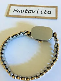 Delroy 17 Jewel Swiss Womens Working Watch Goldfilled Plated Case Band 1950-60s