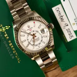 Rolex Sky-Dweller 336934 Silver Oyster Bracelet with Silver Bezel 2023 Unworn