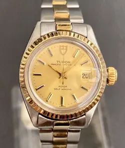 TWO-TONE WATCH W/
