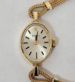 Vintage Rolex Ladies 1976 Cocktail Watch 14kt Yellow Gold 8g - Not Running