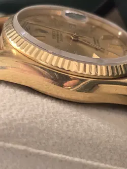 Mens Rolex Day Date President 18038 18k Gold  Automatic 1980s