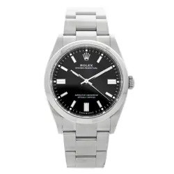 ROLEX OYSTER PERPETUAL 36 STAINLESS STEEL BLACK DIAL 126000 FULL SET