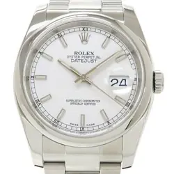 USED ROLEX DATEJUST 116200 CASE: 36MM BAND: 18.5CM MEN'S WATCH #922530