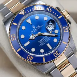 2024 ROLEX SUBMARINER DATE BLUESY TWO TONE STEEL GOLD 41MM BLUE DIAL 126613LB