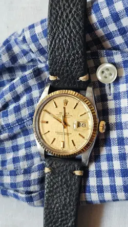 VINTAGE ROLEX DATEJUST 16013 CHAMPAGNE DIAL MEN'S AUTOMATIC WATCH 1984