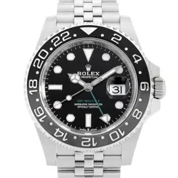 ROLEX GMT MASTER II 126710GRNR BLACK 5 ROW JUBILEE BRACELET RANDOM NUMBER UN...