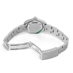 USED ROLEX Oyster Perpetual 67180 Black Case Size 24×24mm Ladies Watch #22625