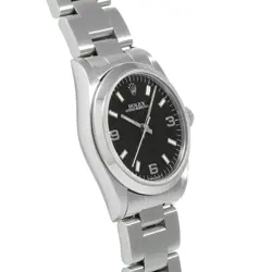 USED ROLEX Oyster Perpetual 67480 Black Case Size 31×31mm Unisex Watch #21325