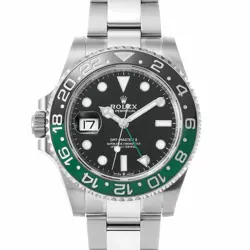 USED ROLEX GMT MASTER II 126720VTNR BLACK MEN'S WATCH #211225