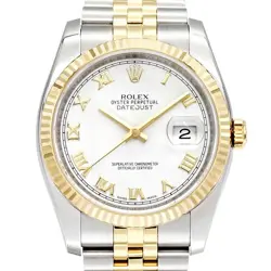 ROLEX DATEJUST 116233 RANDOM YG AUTOMATIC DATEJUST 36MM #015